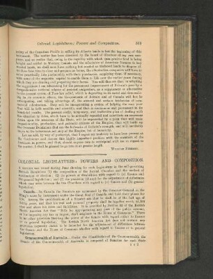 Colonial Legislatures: Powers And Composition.