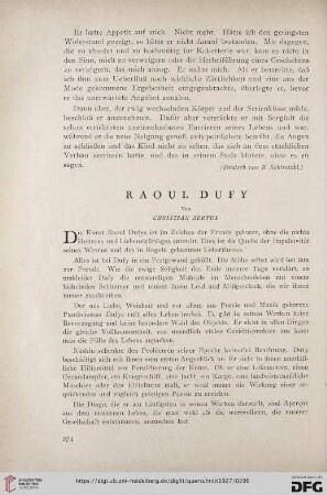 7: Raoul Dufy