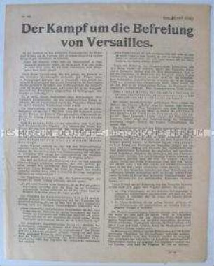 Propagandablatt des Fichte-Bundes mit Polemik gegen den Versailler Vertrag (Nr. 360)