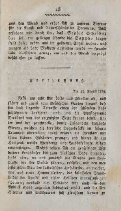 Fortsetzung