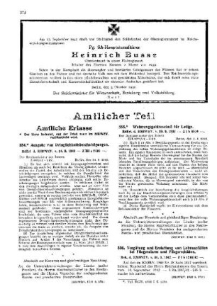 Wohnungsgeldzuschuß für Ledige : [Amtliche Erlasse] ; [Amtlicher Teil]