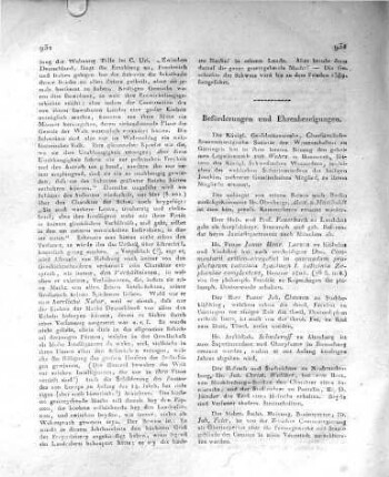 Beförderungen und Ehrenbezeigungen .