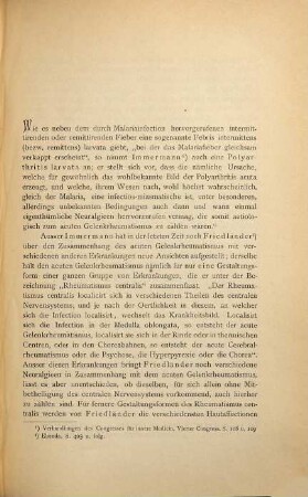 Zur Statistik und Aetiologie der Neuralgie : Inaugural-Dissertation
