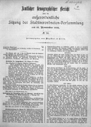 No 34, 12. November 1894