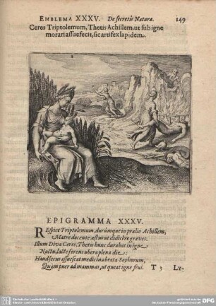 Emblema XXXV. De secretis Naturae.