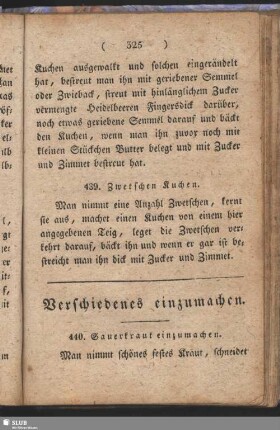 Verschiedenes einzumachen