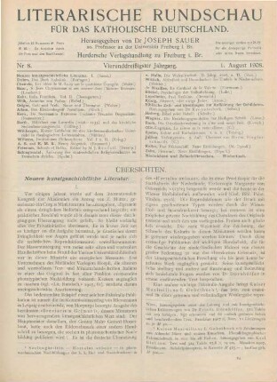 353-358 Neuere kunstgeschichtliche Literatur