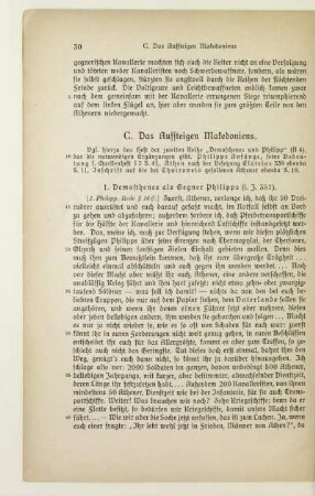 C. Das Aufsteigen Makedoniens