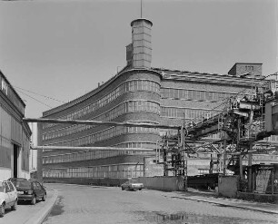 Dresden-Löbtau, Fabrikstraße 13. Fabrikgebäude (ehem. Konsum-Fleischverarbeitungsbetrieb, 1927-1930, K. Bärbig)