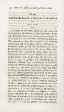 568-584 Protestantische Elemente in Giesebrecht's Kaisergeschichte : fünfter Artikel