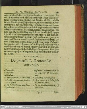 Cap. XXXII. De processu L. si contendat