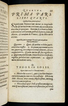 331-370, Prima Pars Libri Quarti