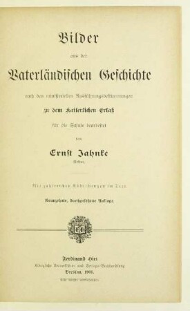 Teil B: Bilder aus der brandenburgisch-preußischen und der deutschen Geschichte