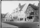 Rathausplatz Sigmaringen mit Haus Hoflieferant Otto Stehle, Rathaus, Rathausbrunnen, Hofapotheke