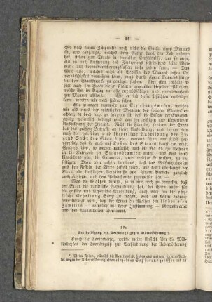 11a. Verteidigung des Vorschlags gegen Übervölkerung.