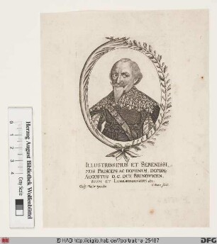 Bildnis August d. J., Herzog zu Braunschweig-Lüneburg-Wolfenbüttel (reg. 1635-66)