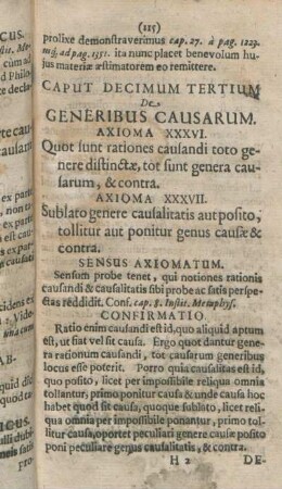 Caput Decimum Tertium De Generibus Causarum.