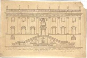Zocher, Ernst; Rom (Italien); Senatorenpalast - Ansicht
