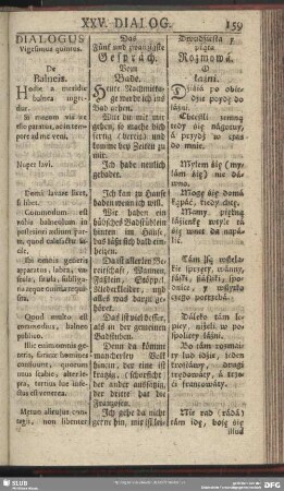 Dialogus Vigesimus quintus. De Balneis