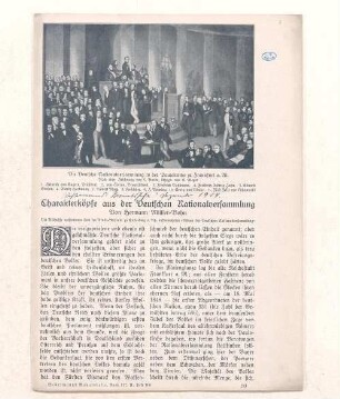 Charakterköpfe aus der Deutschen Nationalversammlung