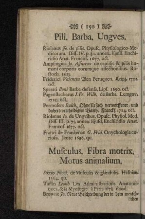 Musculus. Fibra motrix. Motus animalium.