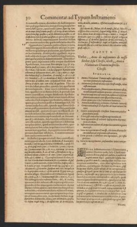 Caput V. Verbo, Anno do nascimento de nosso Senhor Iesu Christo, id est, Anni a Nativitate Domini nostri Ie-Christi