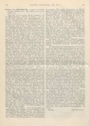 387-388 [Rezension] Fenton, John, Early hebrew life