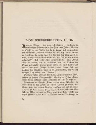 Vom wiederbelebten Huhn