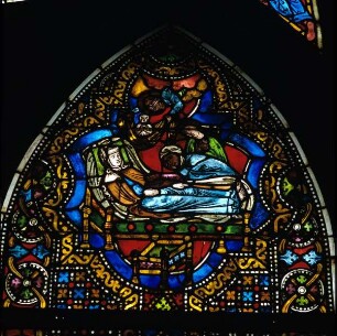 Elisabethfenster (Fenster s II) — Tod der heiligen Elisabeth
