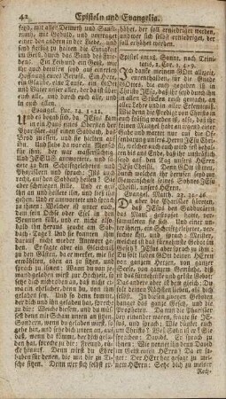 Epistel am 18. Sonnt. nach Trinitatis, 1. Cor. 1. 4-9.