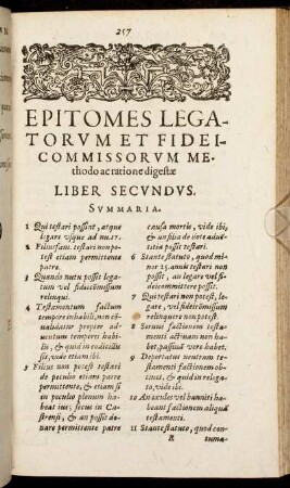 [Caput I. Qui legare, & qui fideicommißi onere granari poßint, & quatenus.]