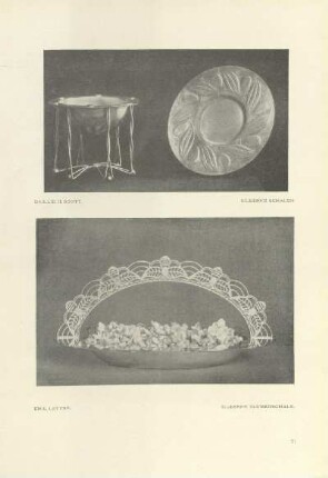 Silberne Schalen ; Silberne Blumenschale