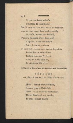 Réponse aux deux Épitres de l'Abbé Courtin.