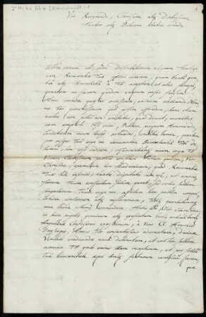 Brief von Nikolaus Kleinschmidt an Friedrich Lucae