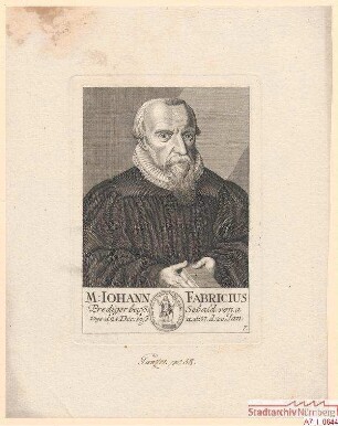 M. Johann Fabricius, Prediger bei St. Sebald