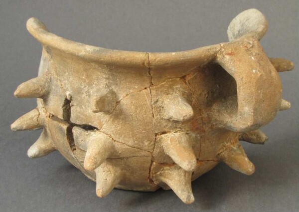 Fragment of a clay vessel