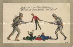 Anti-englische Postkarte