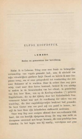 Elfde hoofdstuk. Lombok. Zeden en gewoonten der bevolking