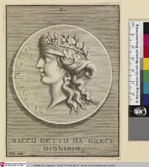 BACCO DETTO DA GRECE DIONISIO.