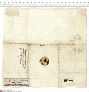 Simon von Schlitz genannt Görtz bekundet, dass er gegenüber Hermann von Buchenau, Pfleger des Klosters Fulda und Propst von Johannesberg bei Fulda...