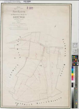 Velmede (Bestwig), Teilung der Feldmark Bestwig, Reinkarte