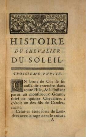 Histoire Du Chevalier Du Soleil : Tirée De L'Espagnol, 3