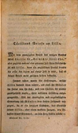 Cäciliens Briefe an Lilla : ein Handbuch für Bräute, Gattinnen und Mütter oder solche, die es werden wollen. 2