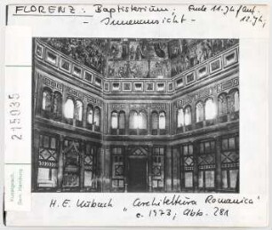 Florenz: Baptisterium, Innenansicht