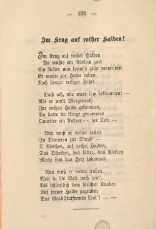 Im Krug auf rother Haiden!