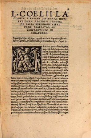 Divinae institutiones : libri VII
