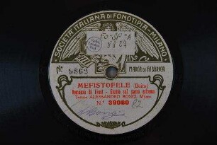 Mefistofele : Romanza di Faust - Giunto sul passo estremo / (Boito)