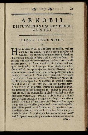 Liber Secundus.