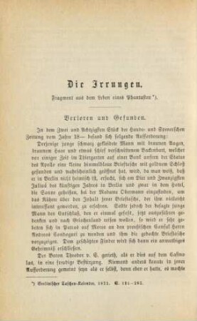Verloren und Gefunden