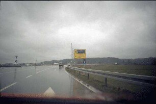 Abzweig der Rampen, Zufahrt von B18 Nord